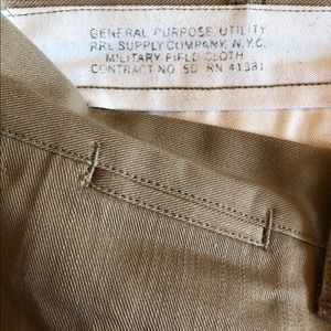 RRL RIGID SELVAGE CHINO